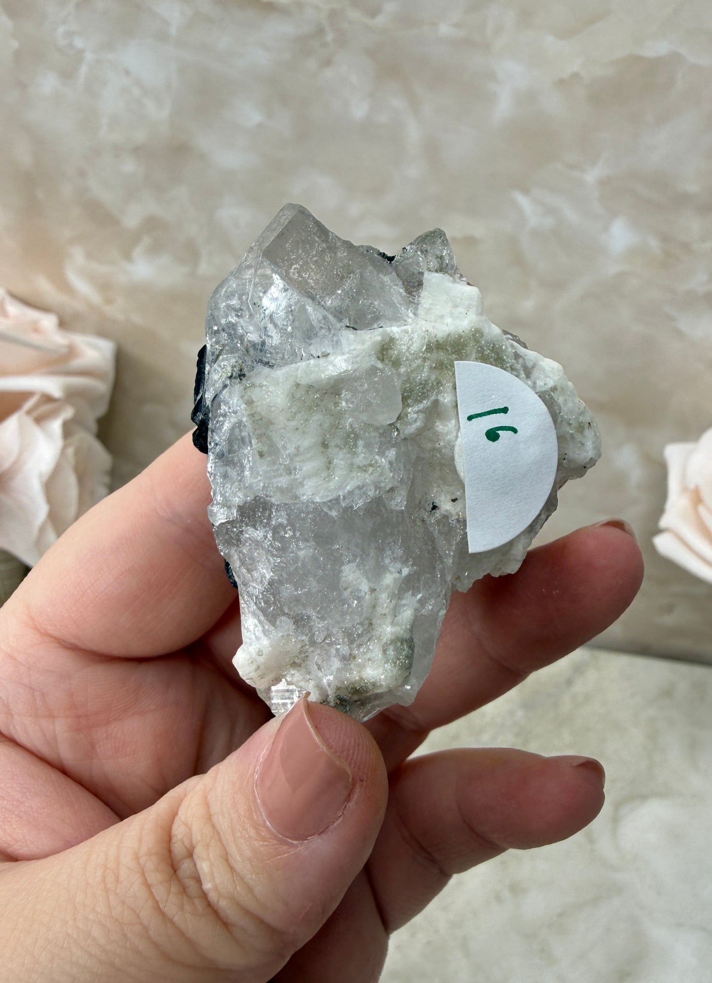 Namibian Tourmaline on Feldspar