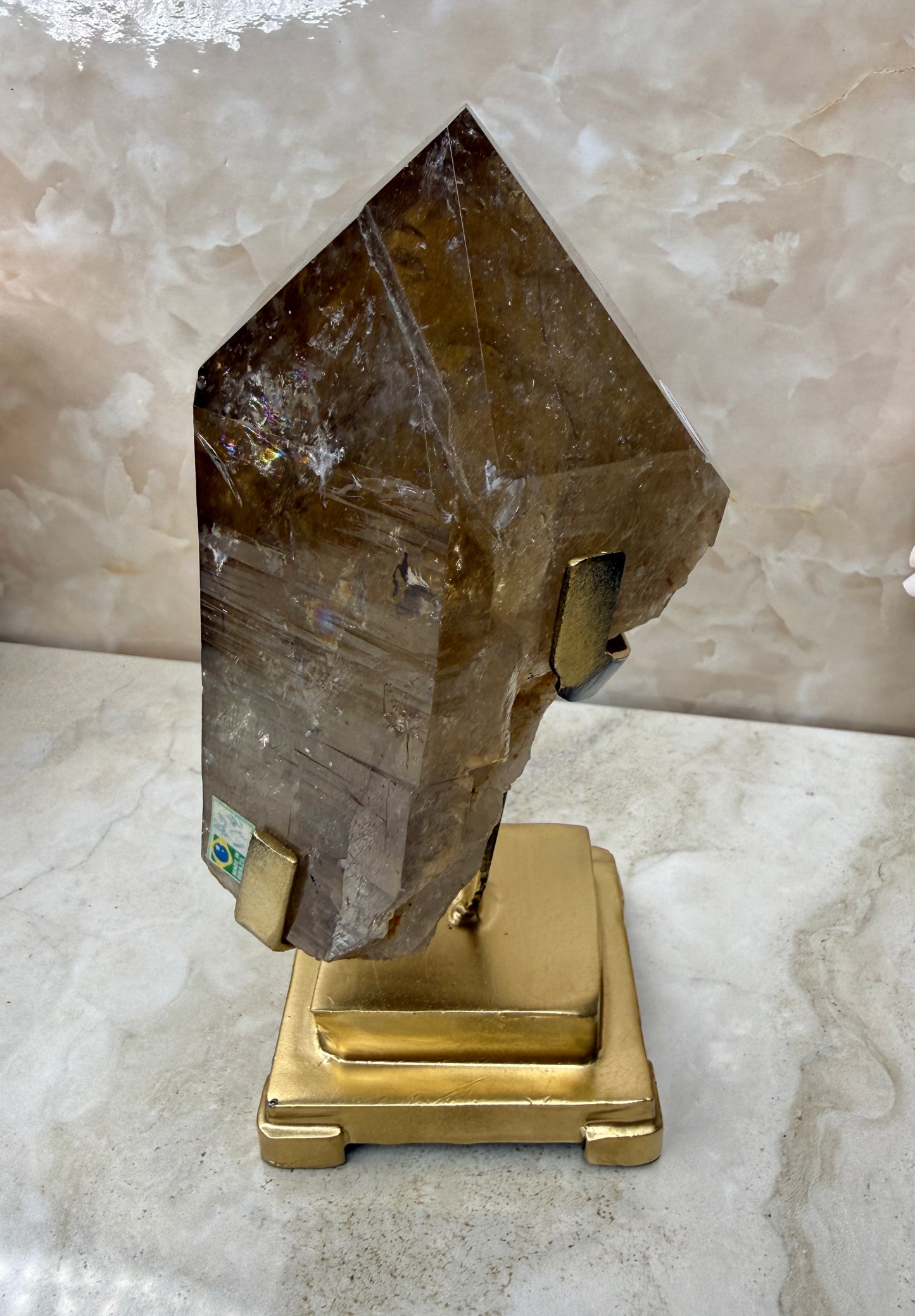 Citrine on Stand from Brazil