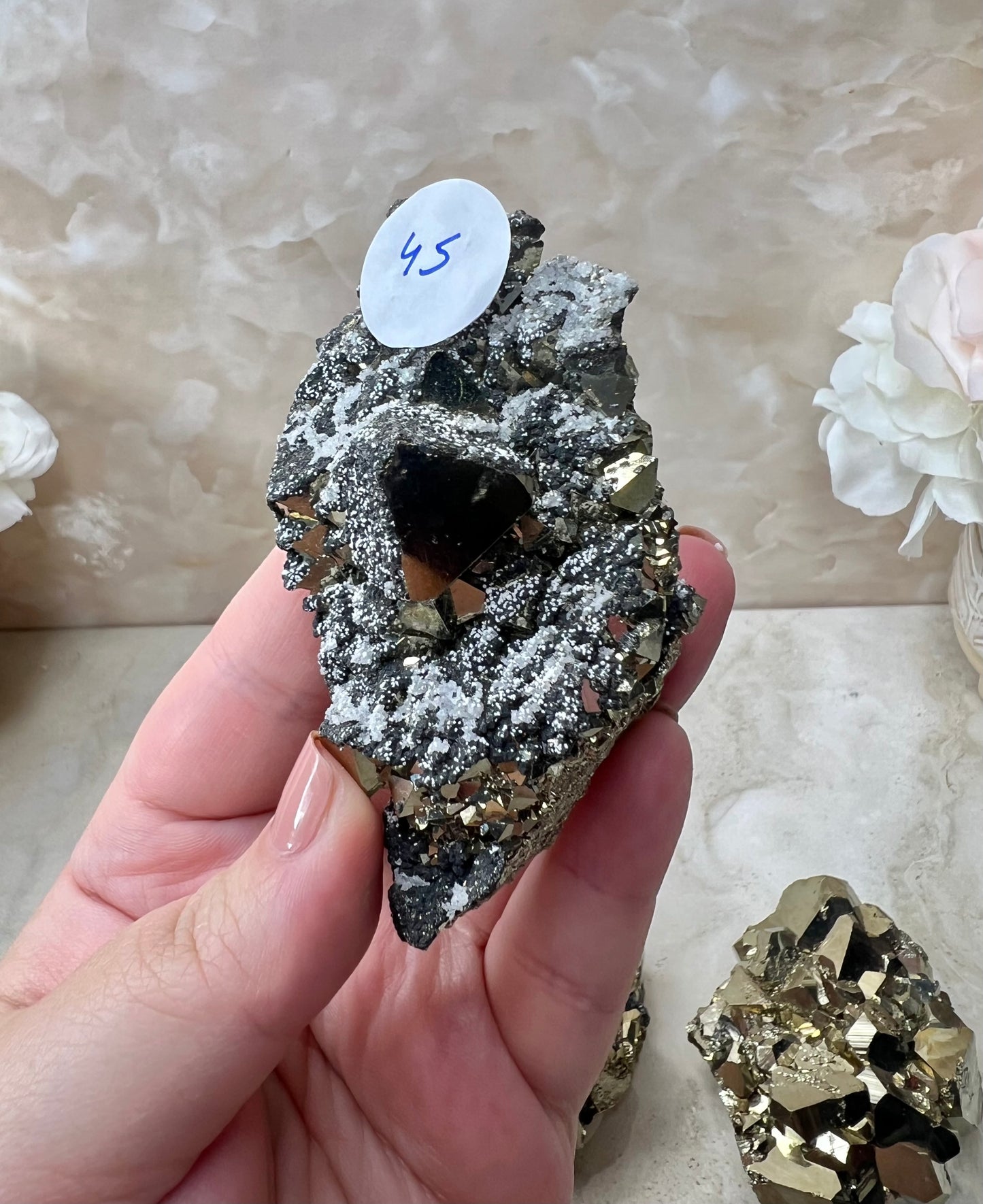 Octahedral Peruvian Pyrite Cluster