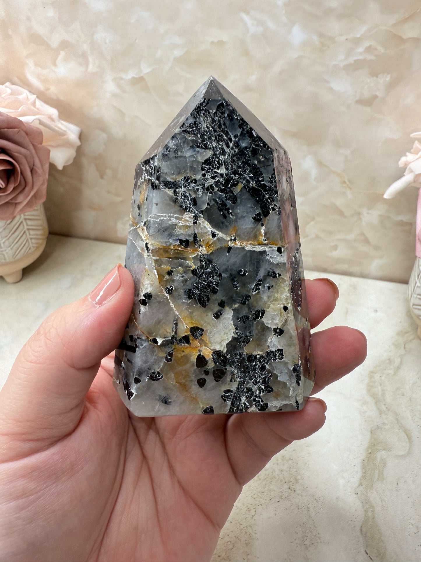 Tourmaline in Quartz Tower