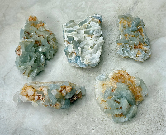 Blue Barite Cluster