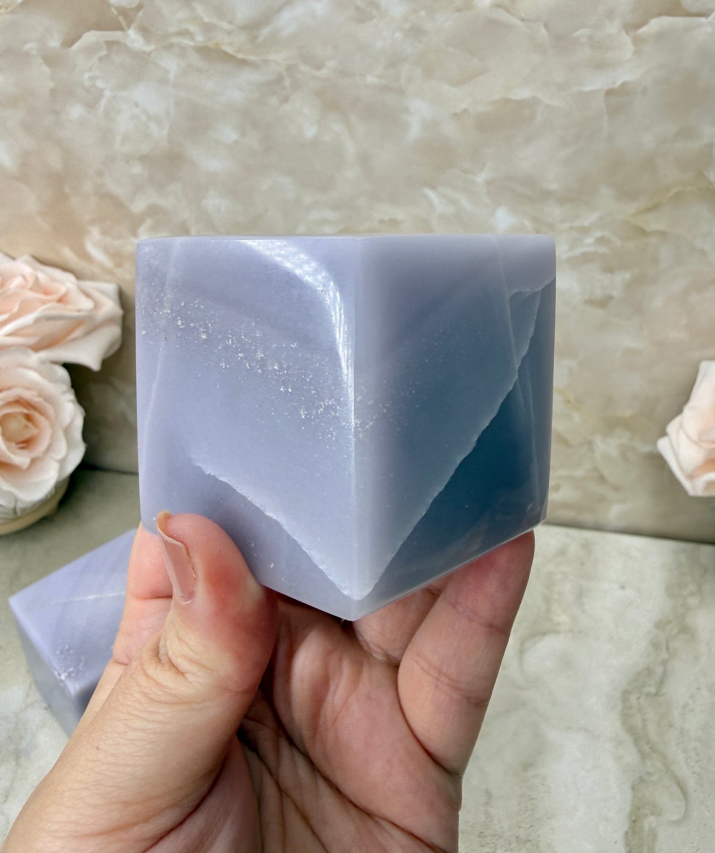 Lavender Fluorite Cube