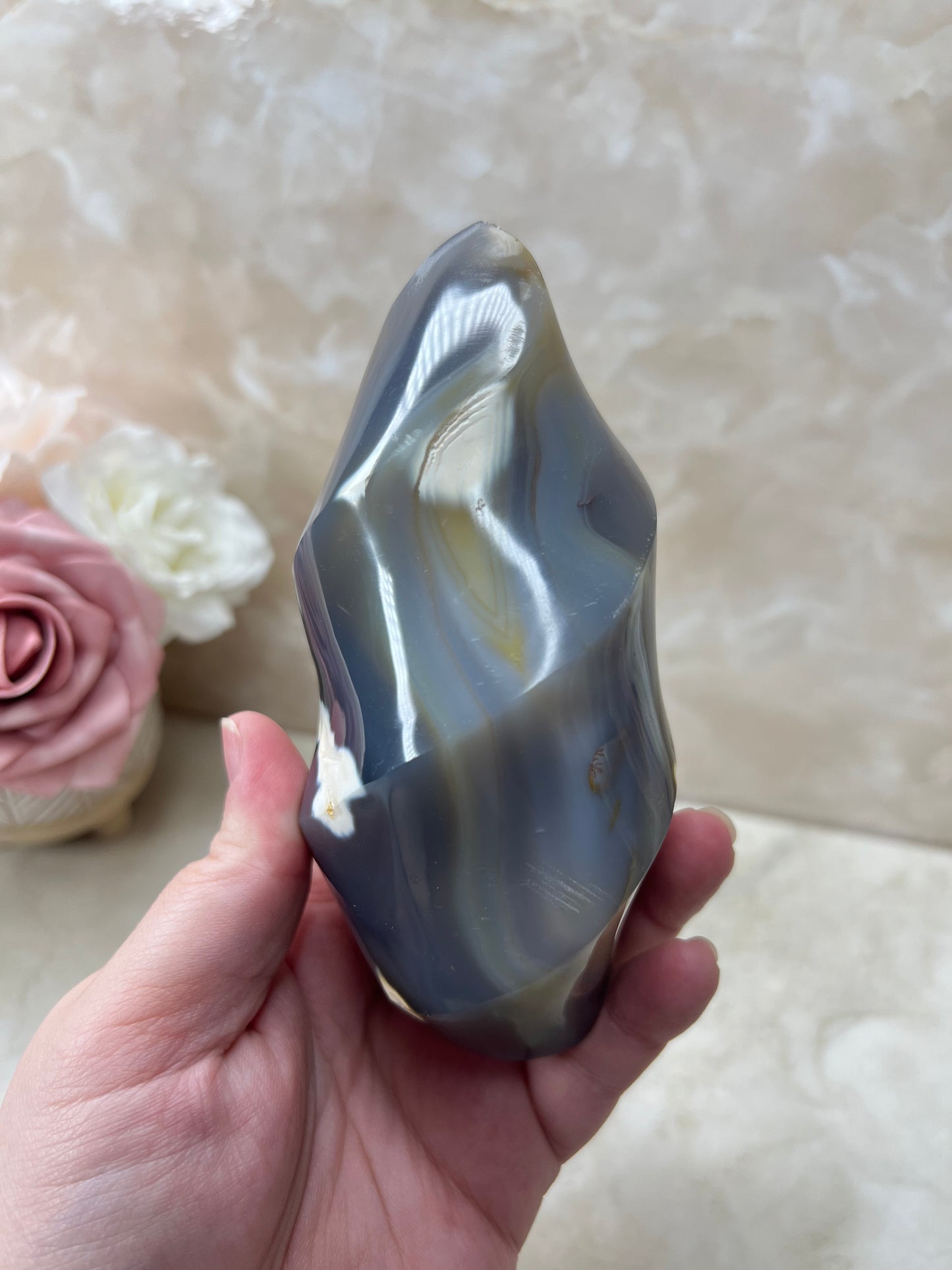 Orca Agate Flame