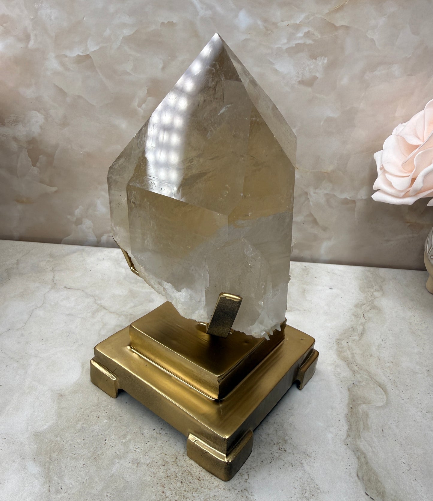 Citrine on Stand from Brazil