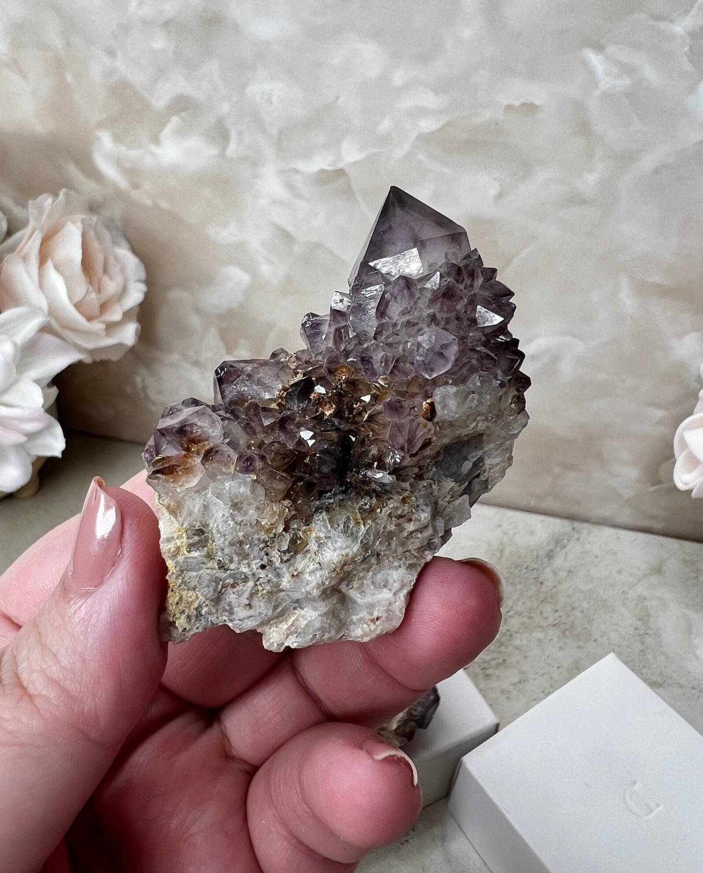 Dark Spirit Quartz Cluster