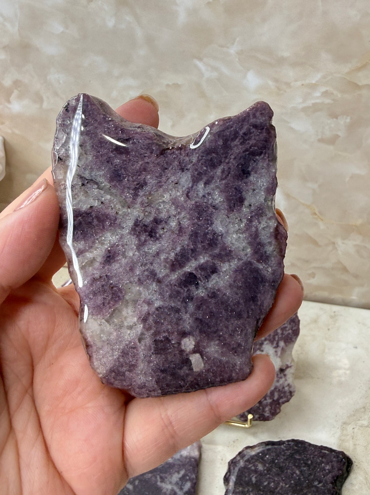 Lepidolite Slab from Namibia