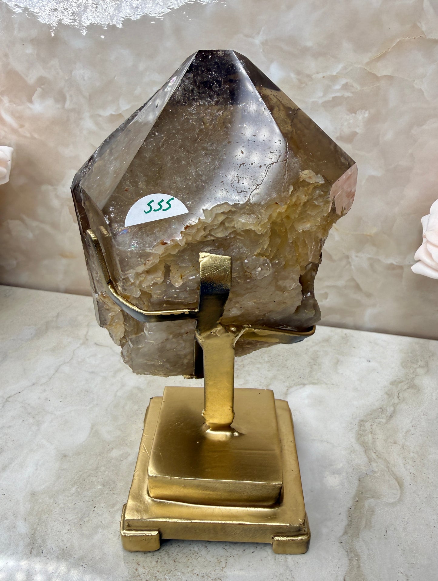Citrine on Stand from Brazil