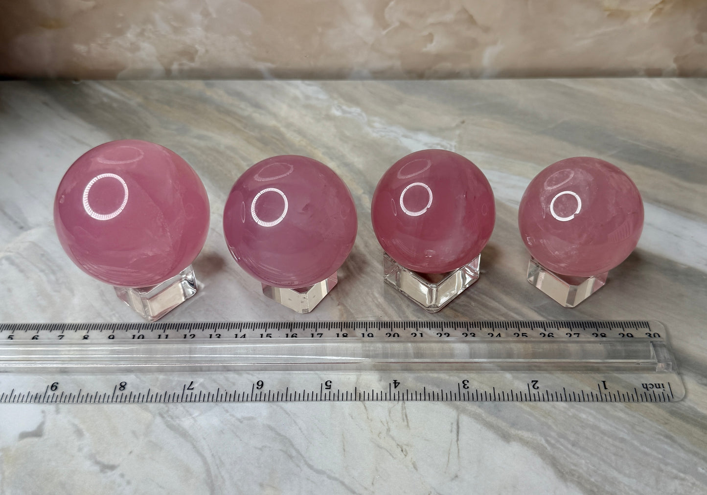 High Quality Star Rose Quartz Sphere