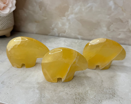 Honeycomb Calcite Bear