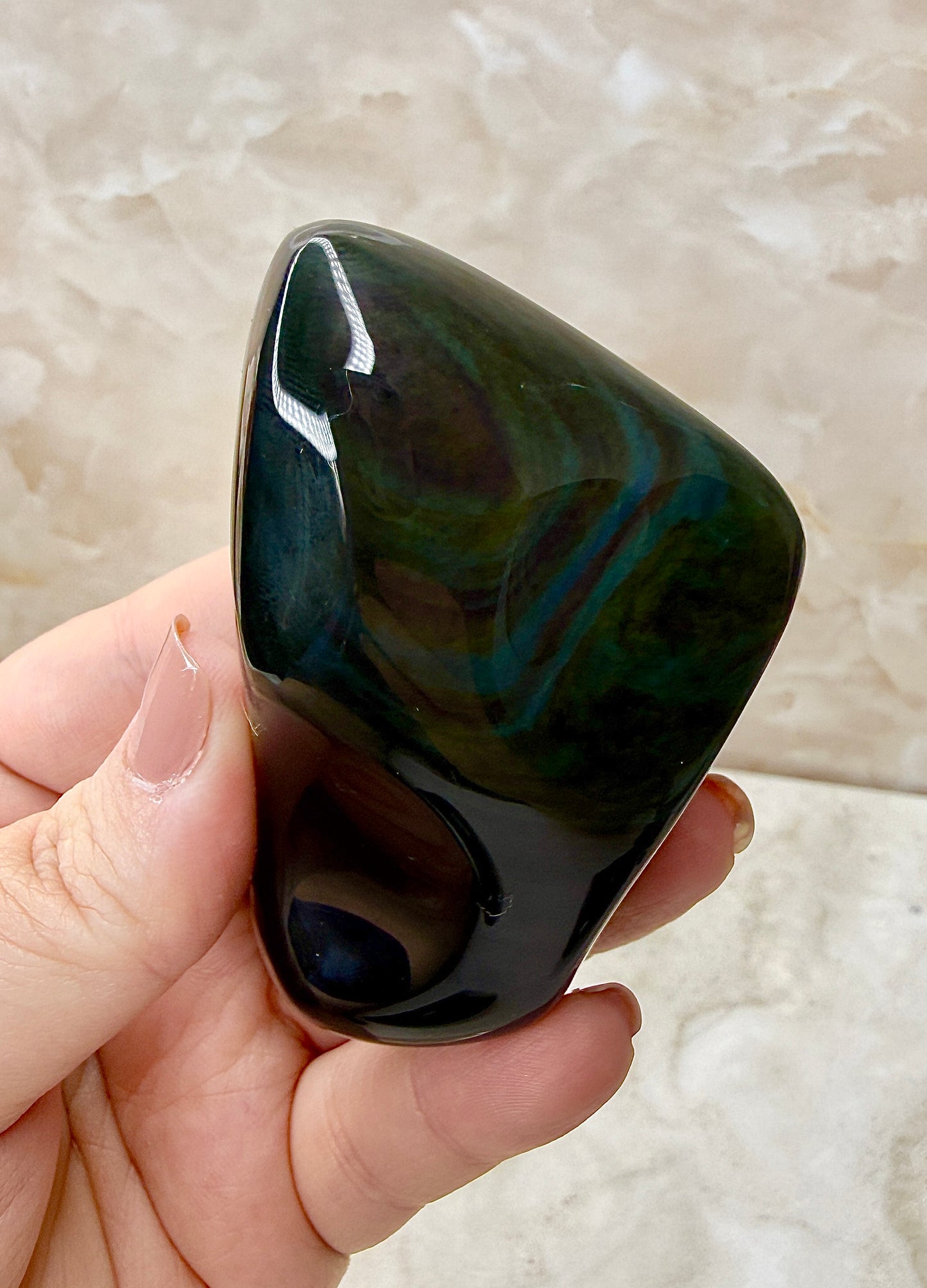 Rainbow Obsidian Freeform