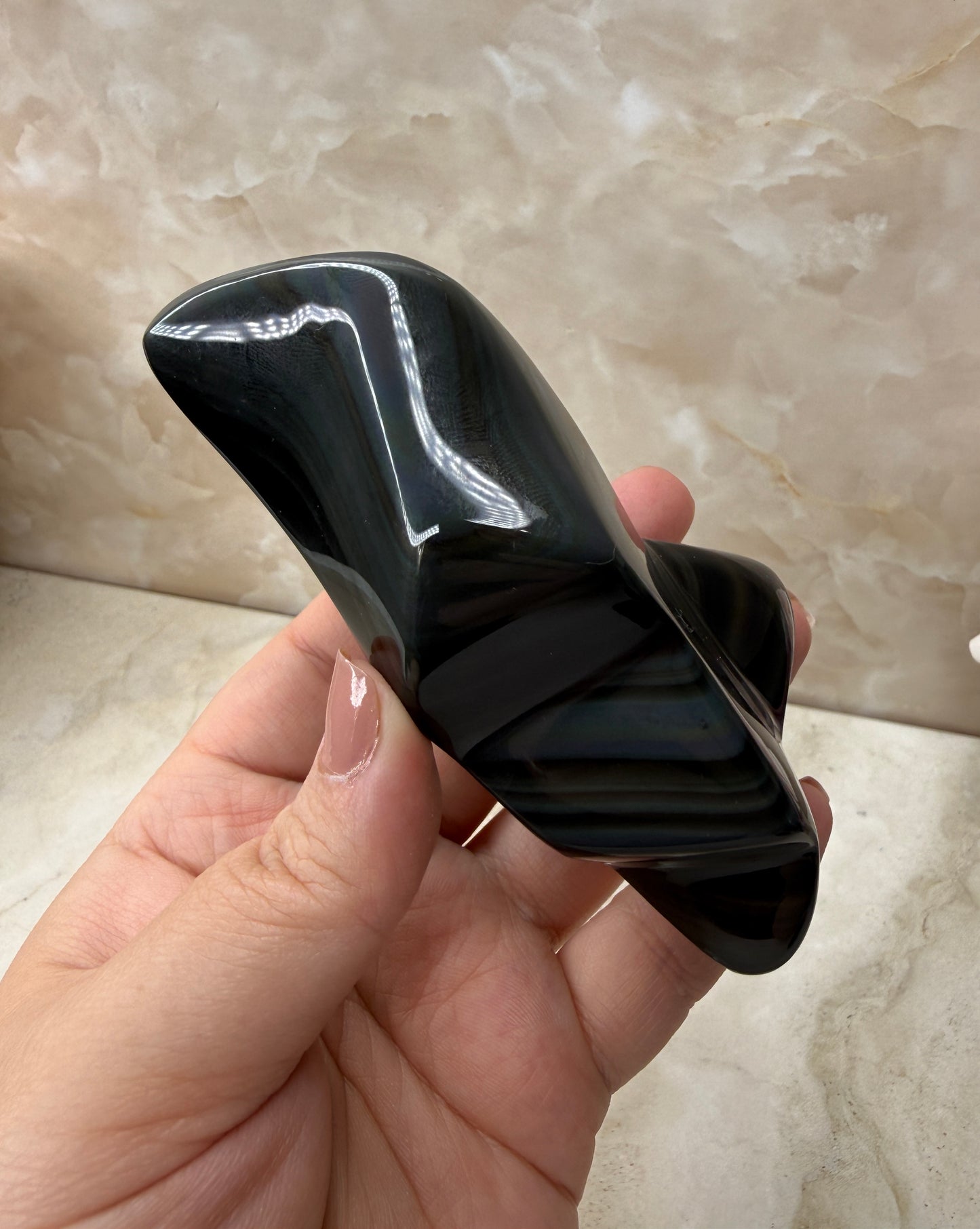 Rainbow Obsidian Freeform