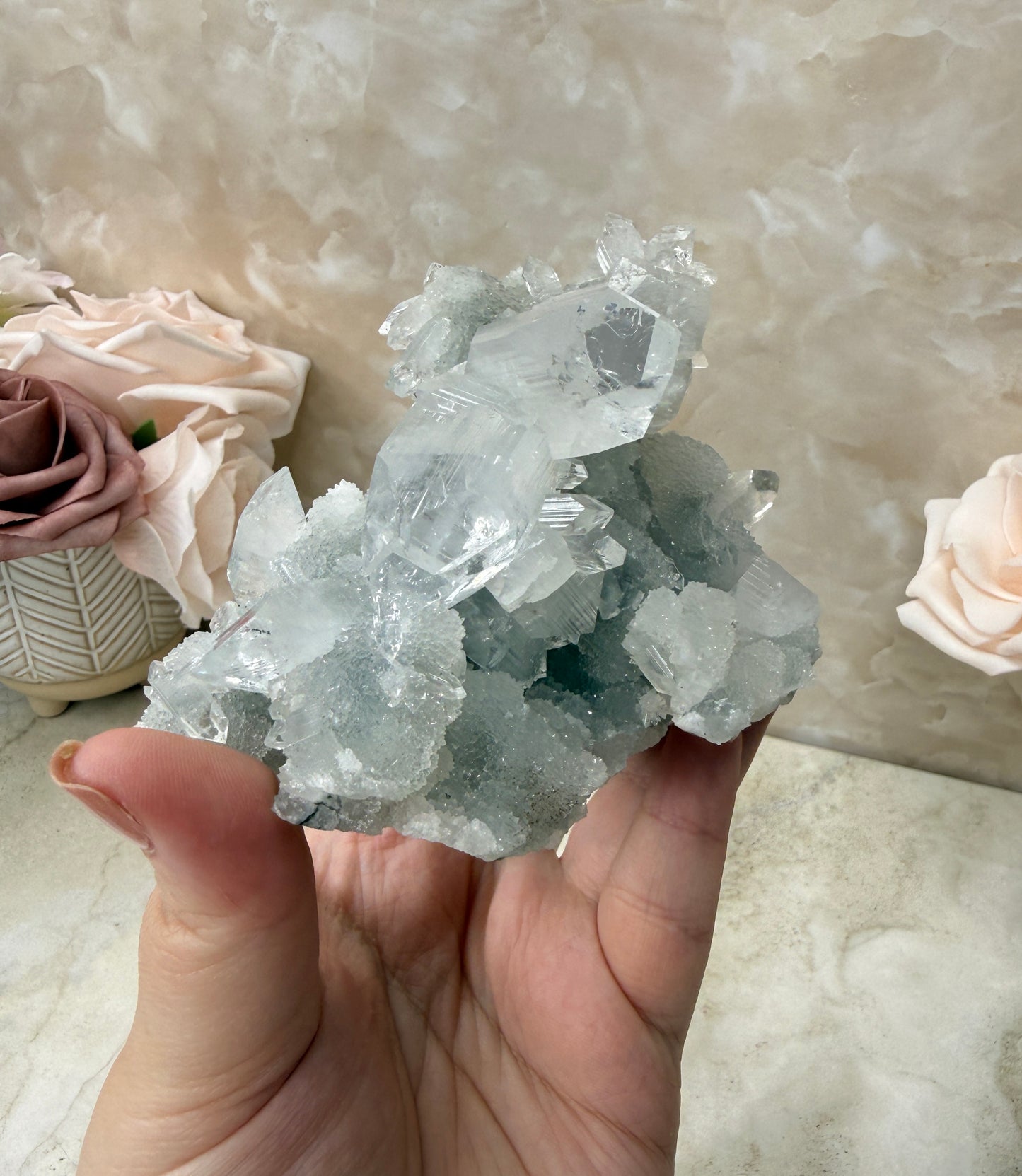 High Quality Apopyhllite Cluster
