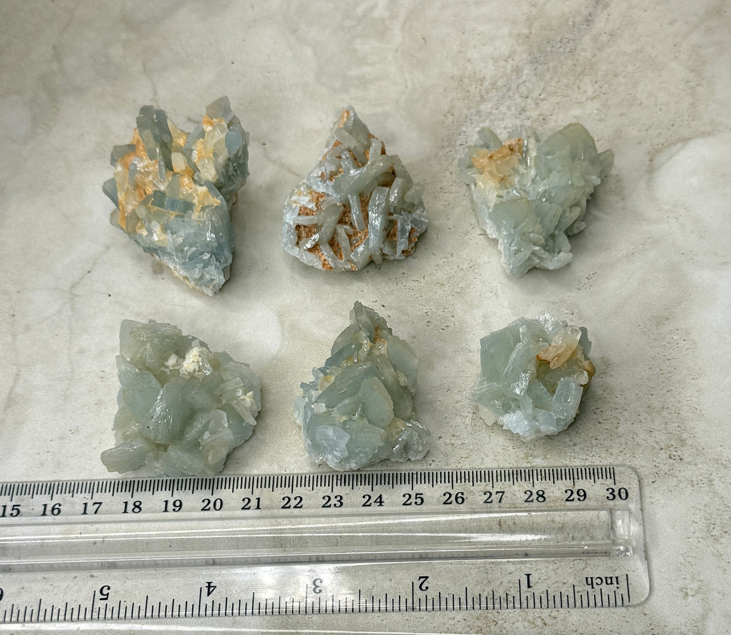 Blue Barite Cluster