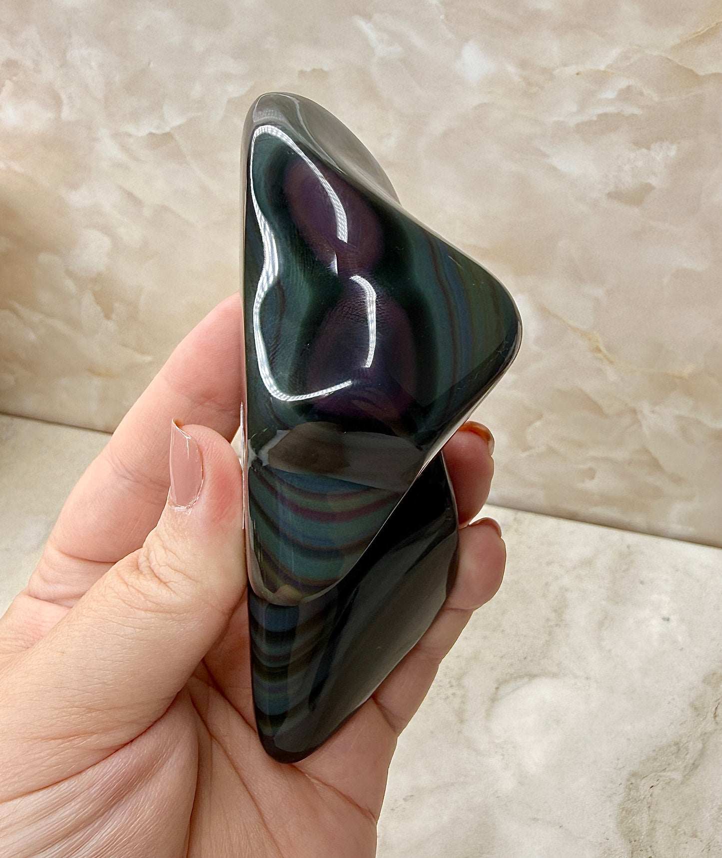 Rainbow Obsidian Freeform