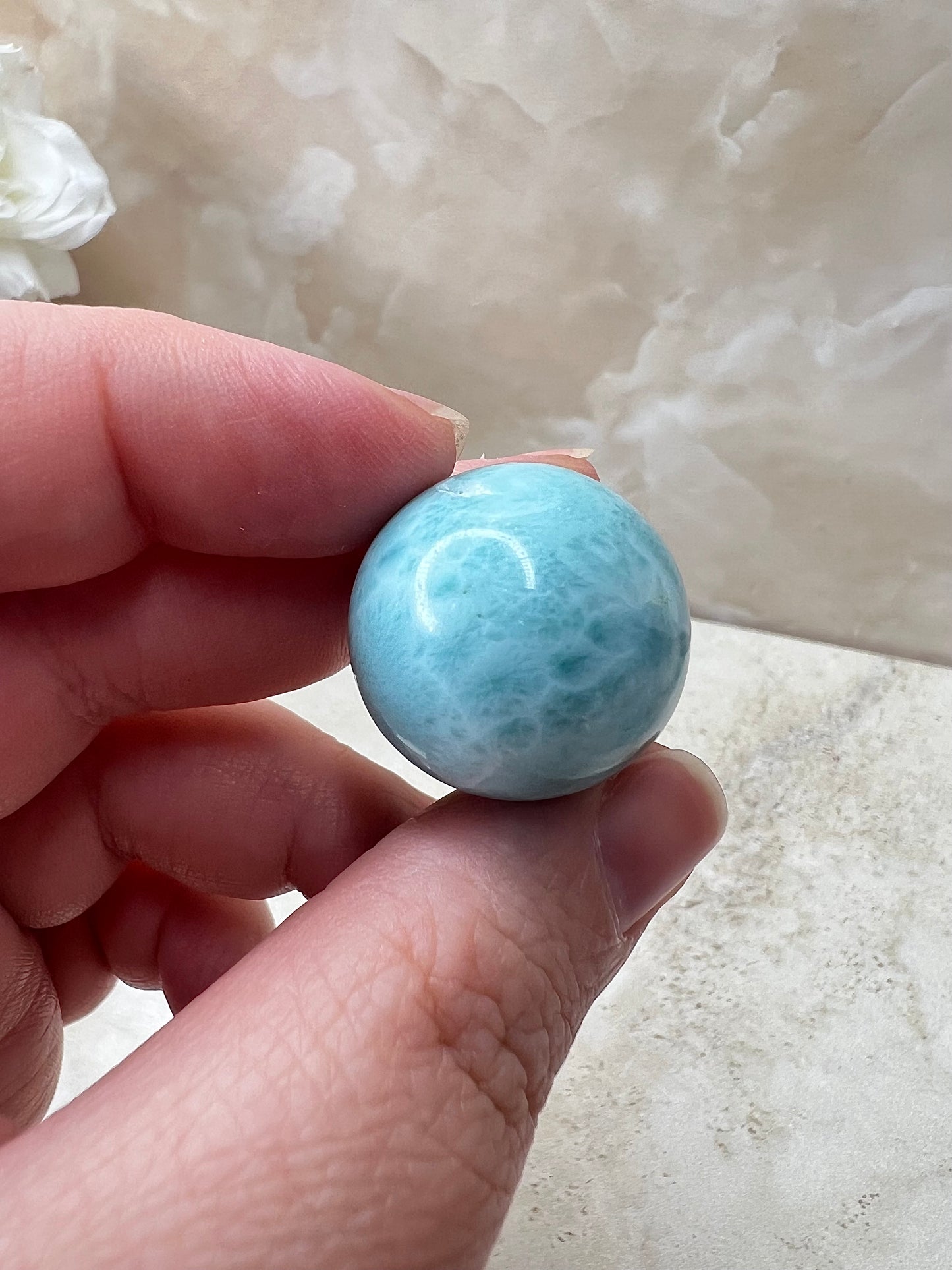 Larimar Sphere 22mm