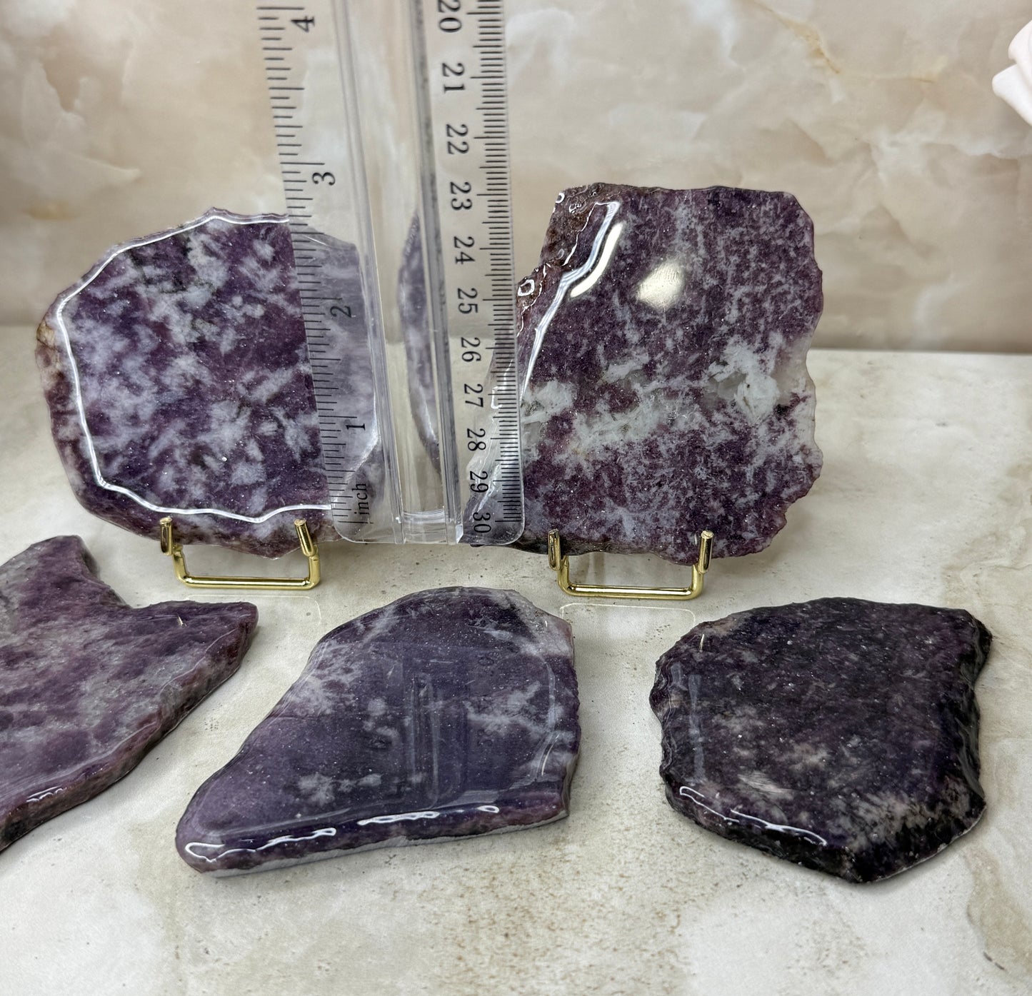 Lepidolite Slab from Namibia