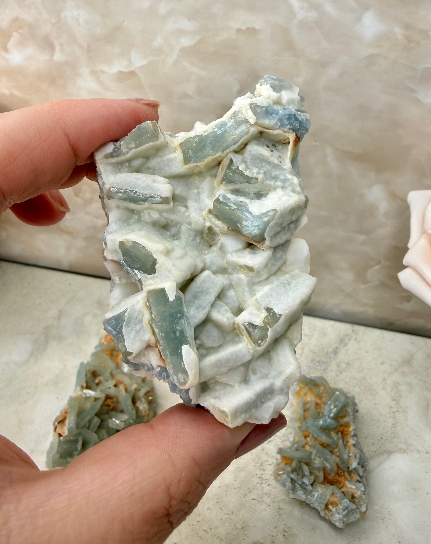 Blue Barite Cluster