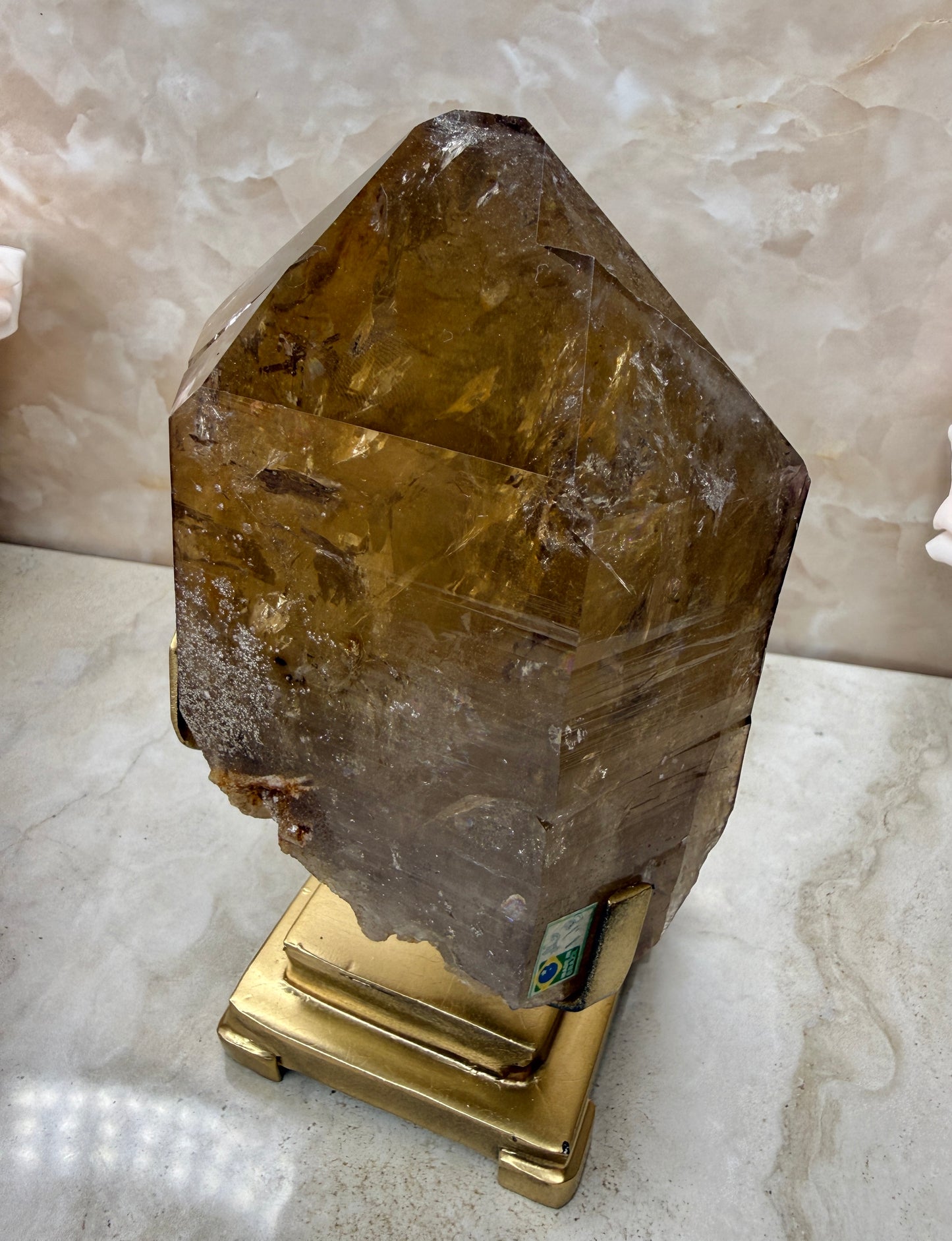 Citrine on Stand from Brazil