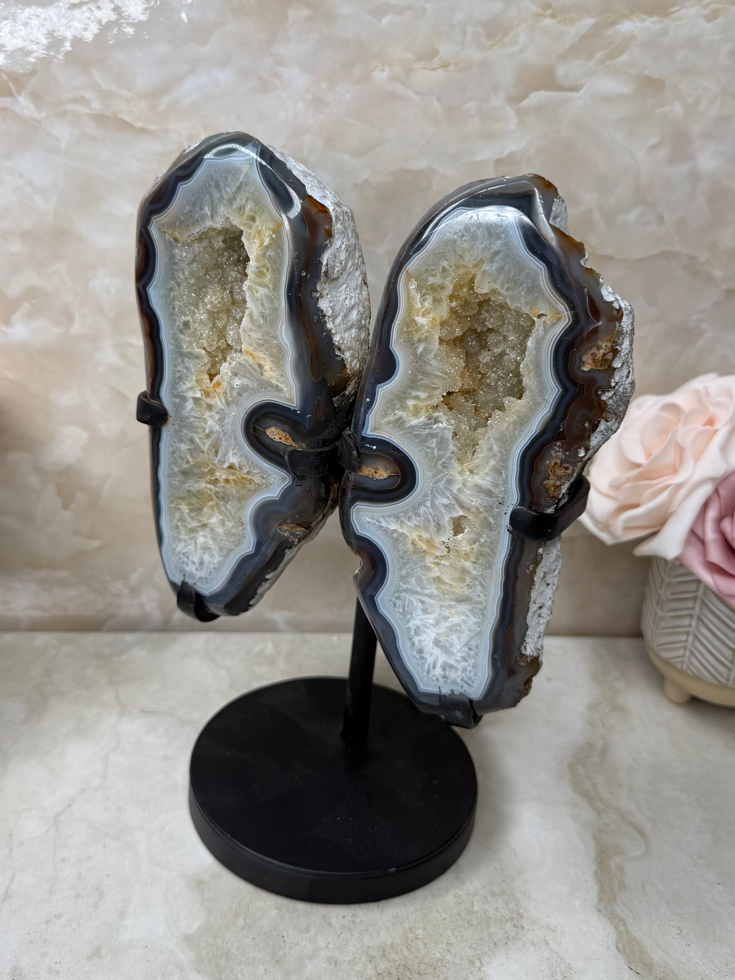 Brazilian Agate Wing Set