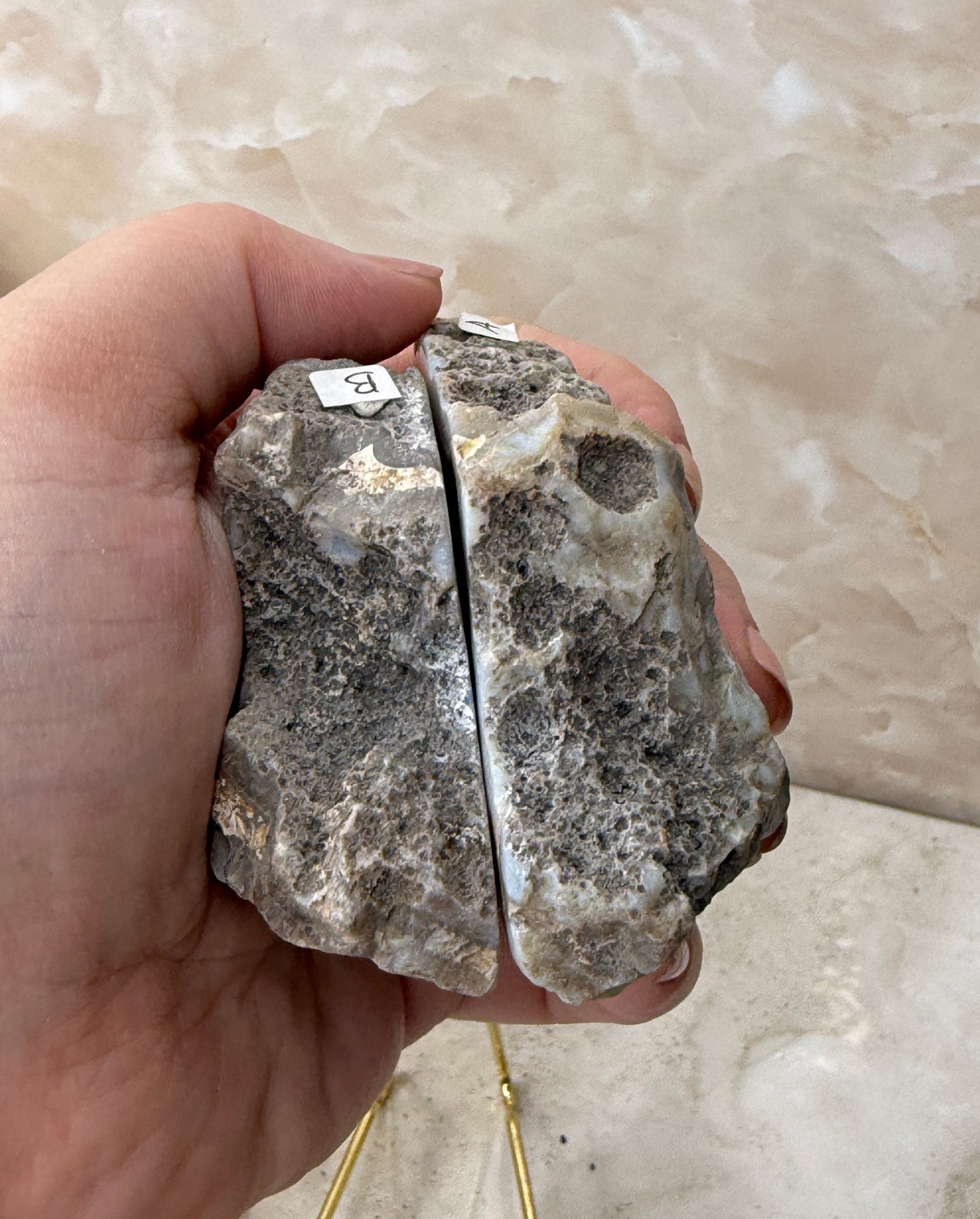 Indonesian Agate Pair