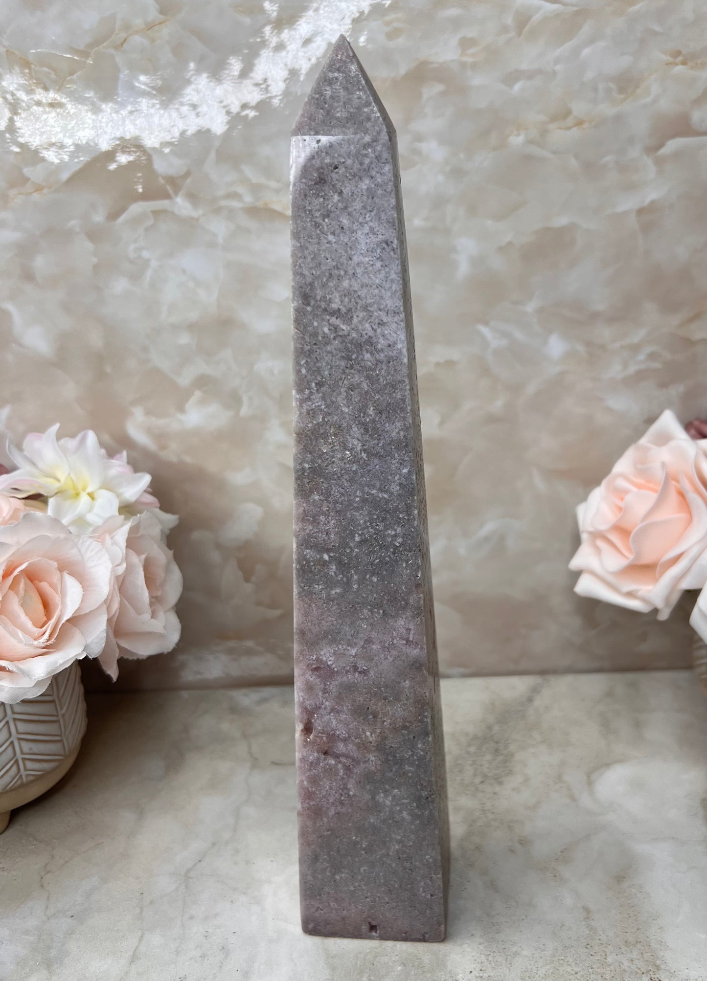 Pink Amethyst Obelisk