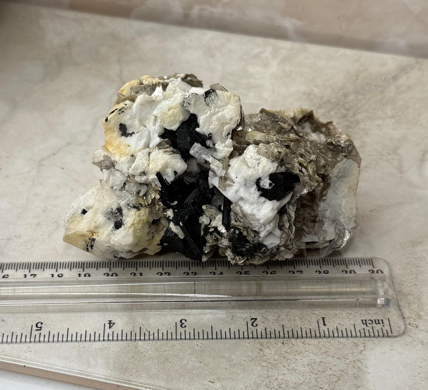 Namibian Tourmaline on Feldspar