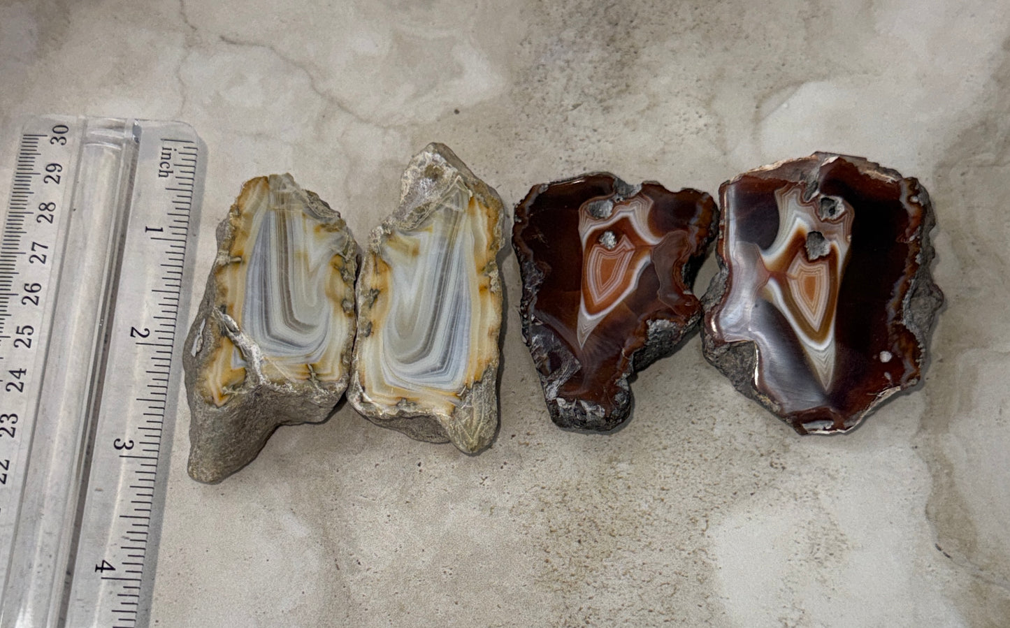 Indonesian Agate Pair