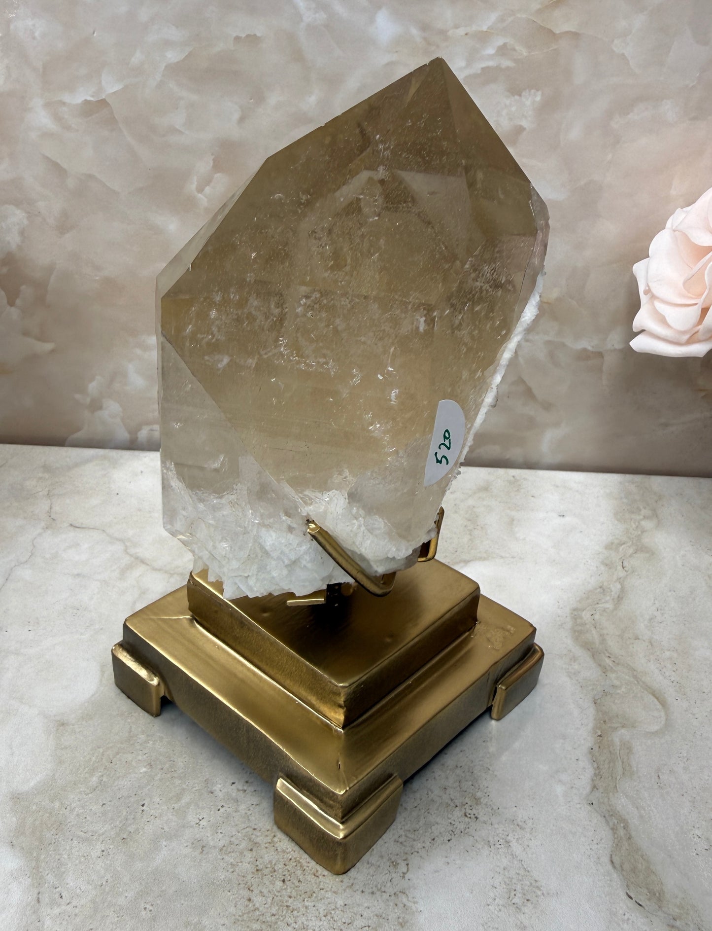 Citrine on Stand from Brazil