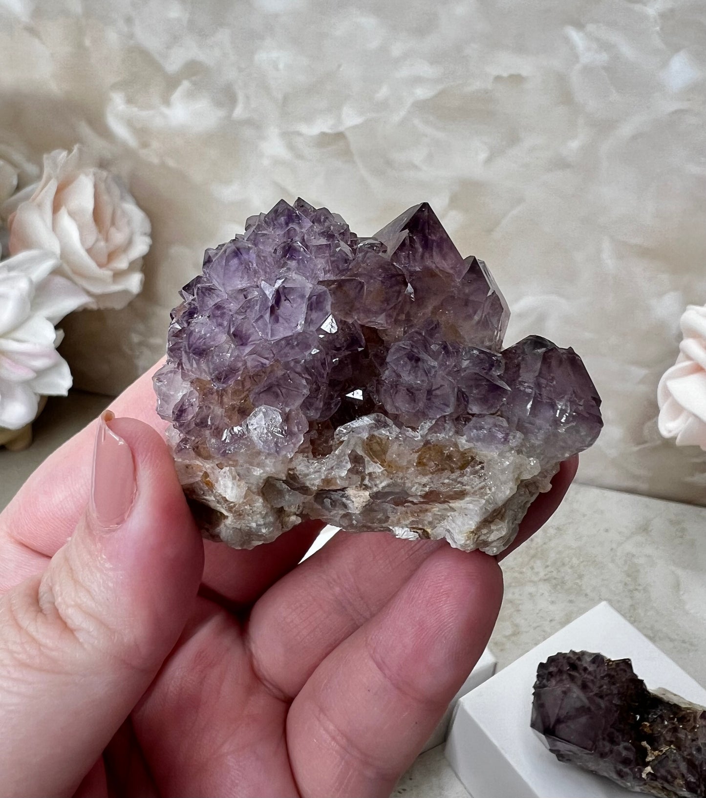 Dark Spirit Quartz Cluster