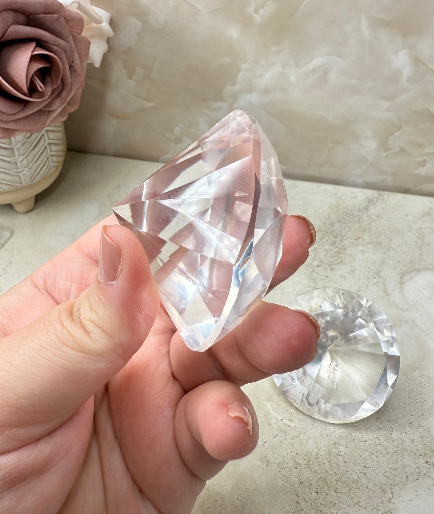 Clear Quartz Diamond