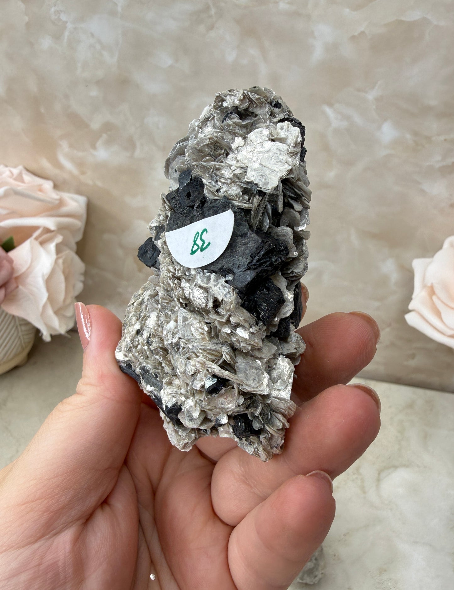 Namibian Tourmaline on Feldspar