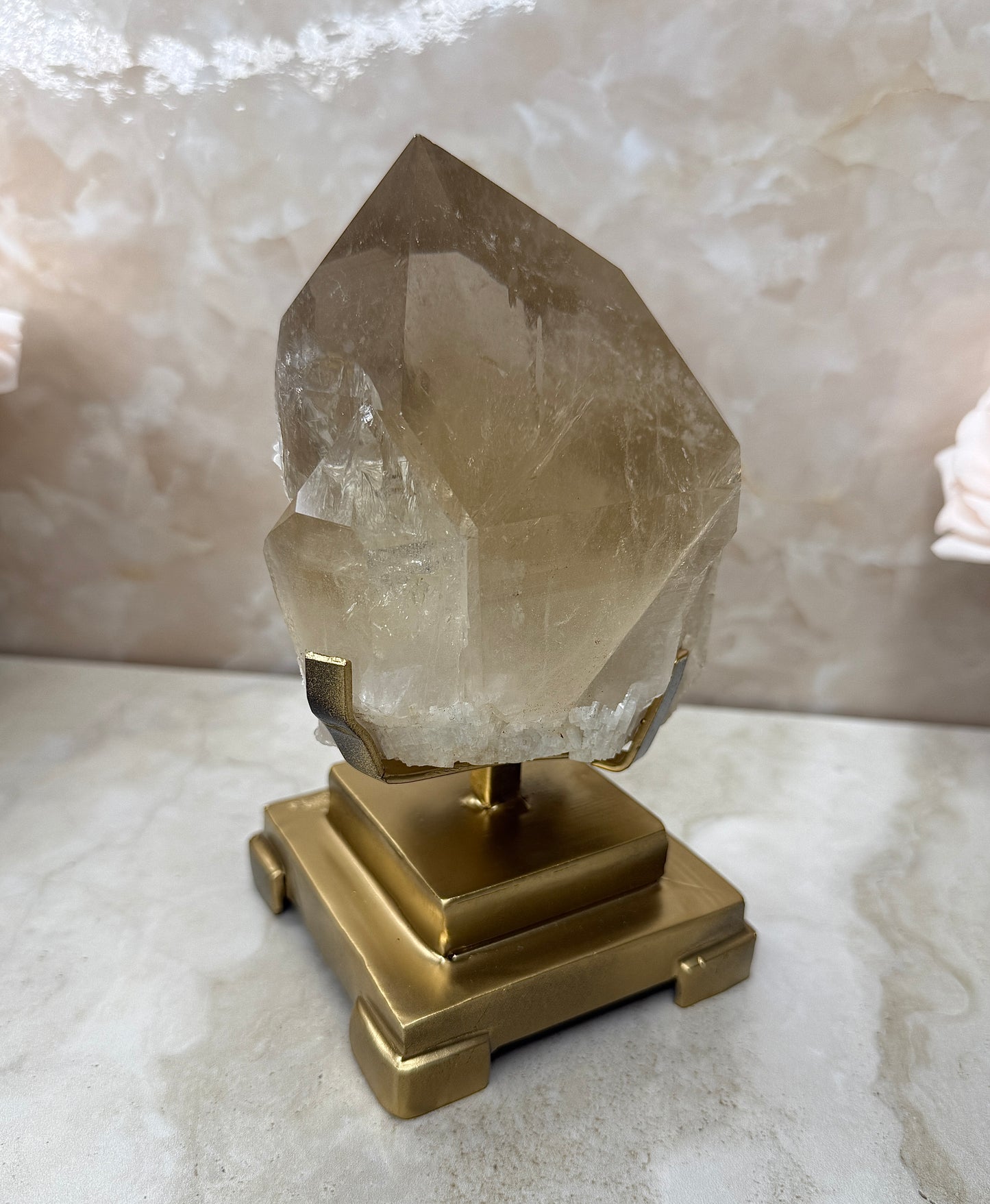 Citrine on Stand from Brazil