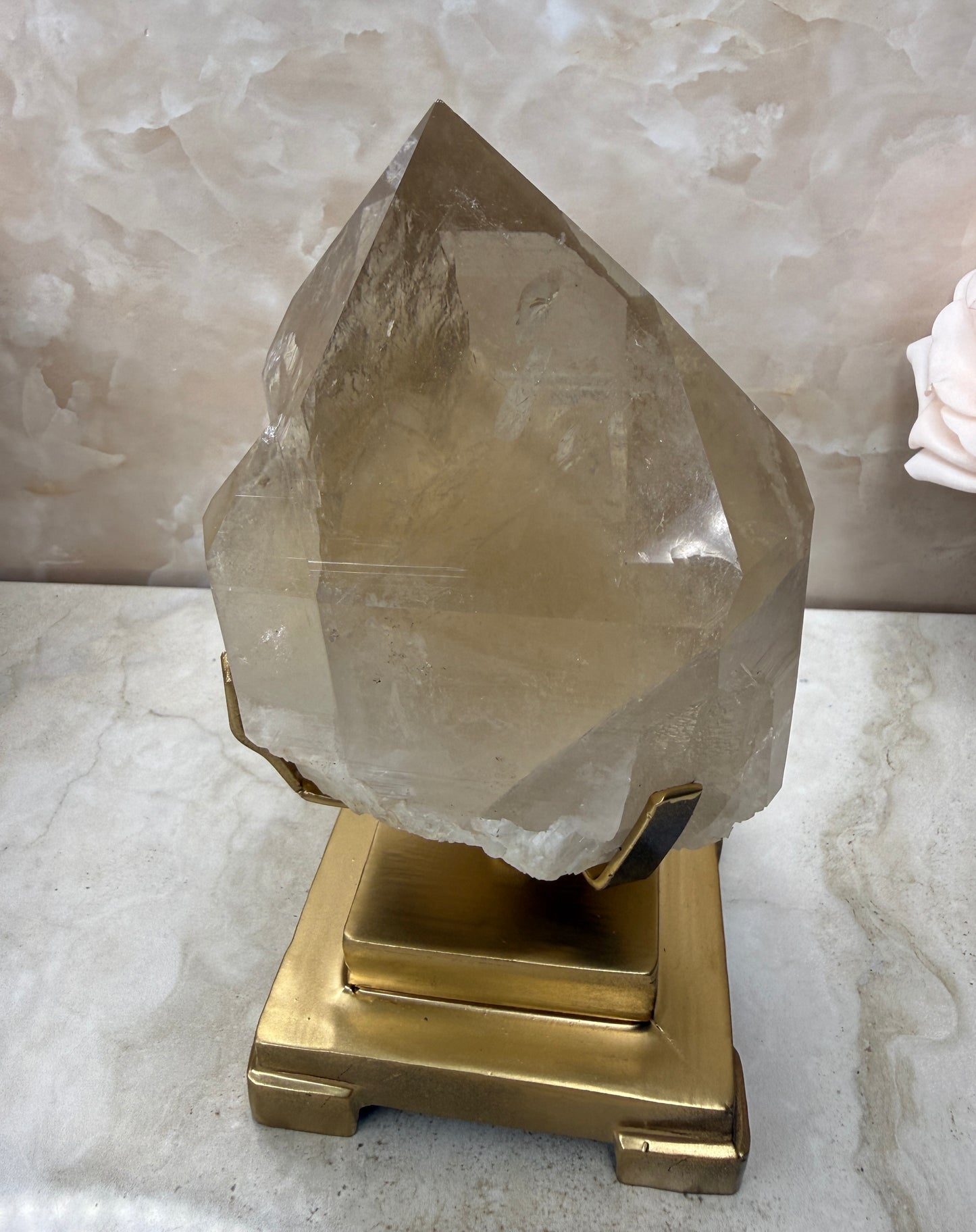 Citrine on Stand from Brazil