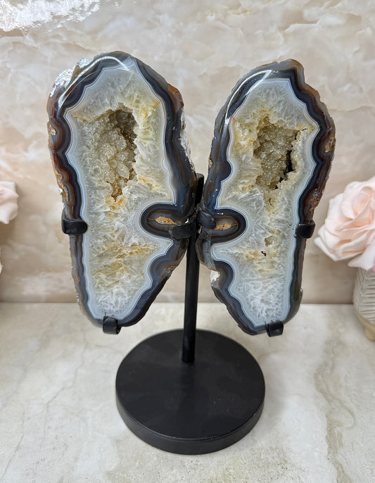 Brazilian Agate Wing Set
