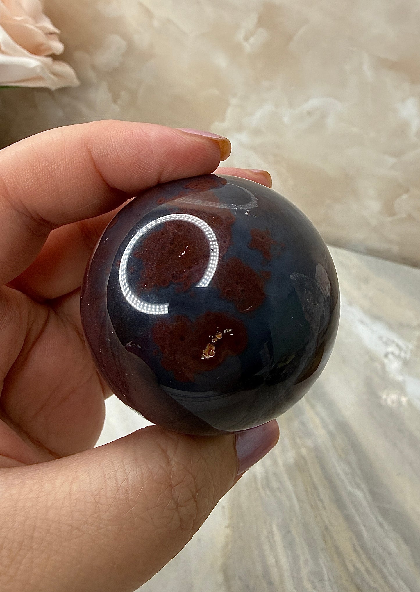 Swazi Agate Sphere 49mm