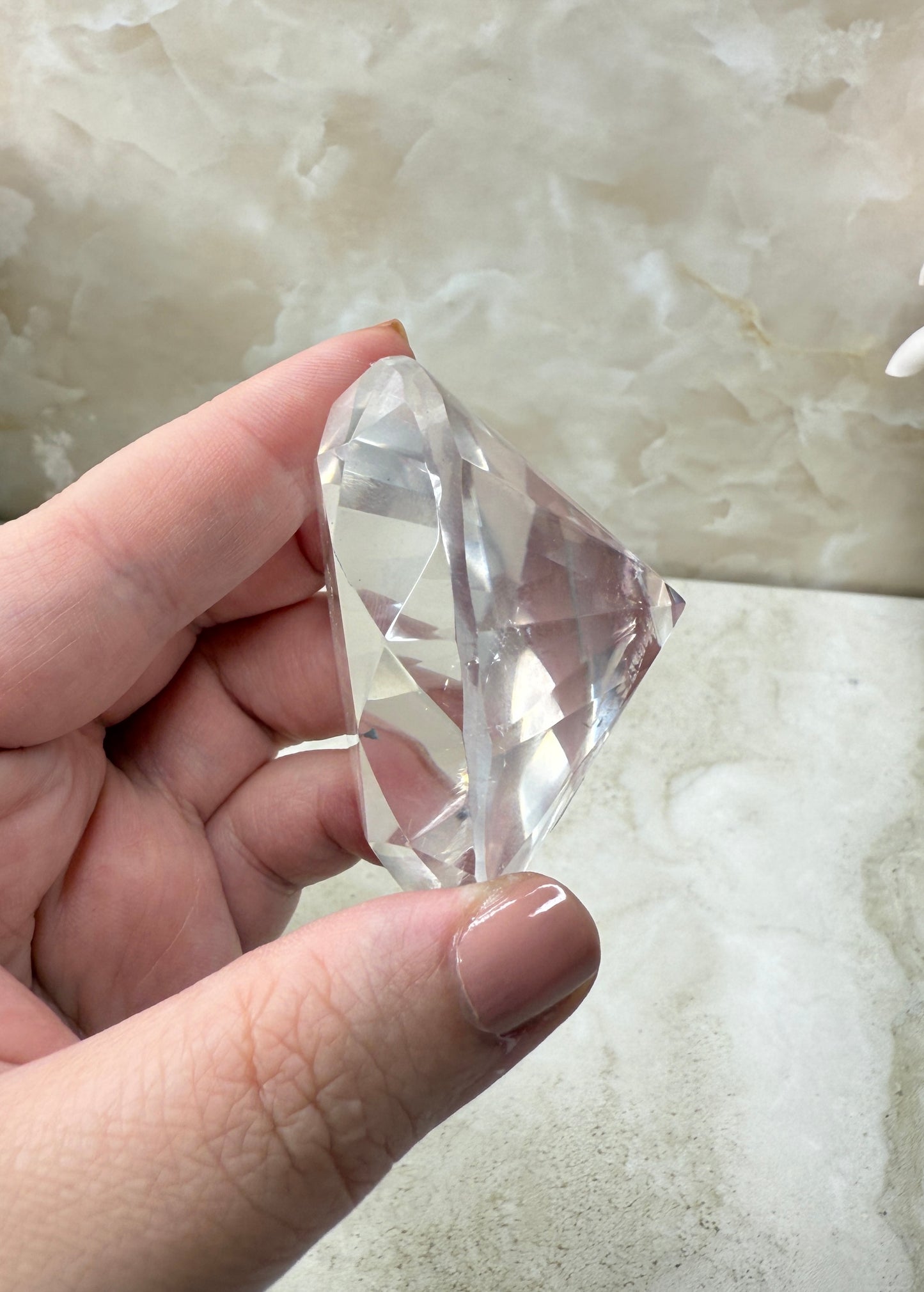 Clear Quartz Diamond