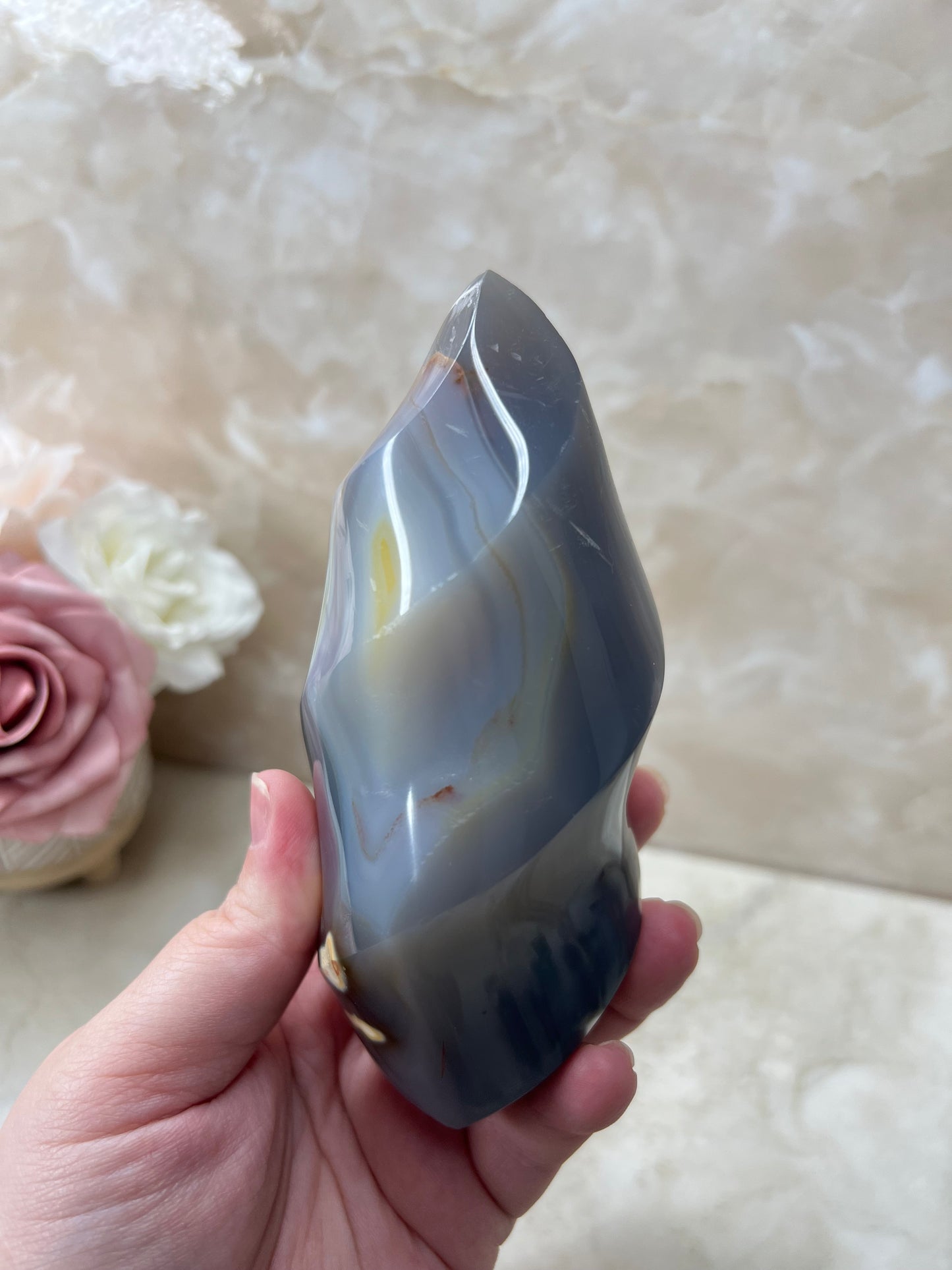 Orca Agate Flame