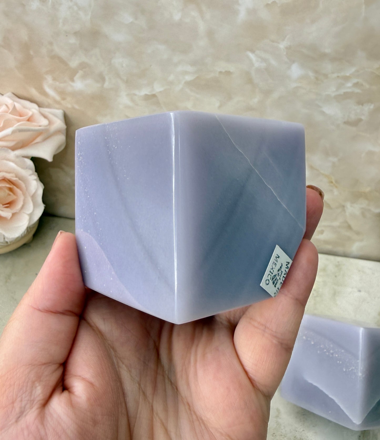 Lavender Fluorite Cube