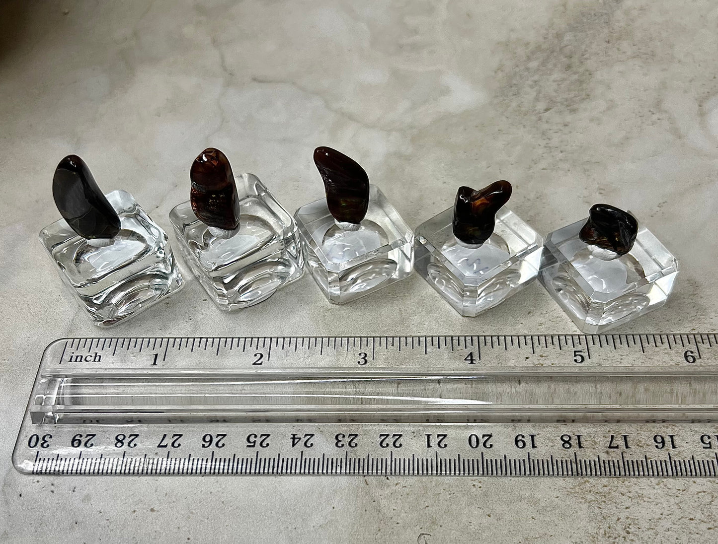 Fire Agate Opal Cabs