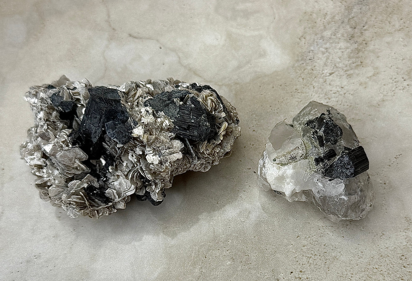 Namibian Tourmaline on Feldspar