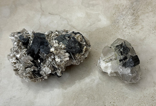 Namibian Tourmaline on Feldspar