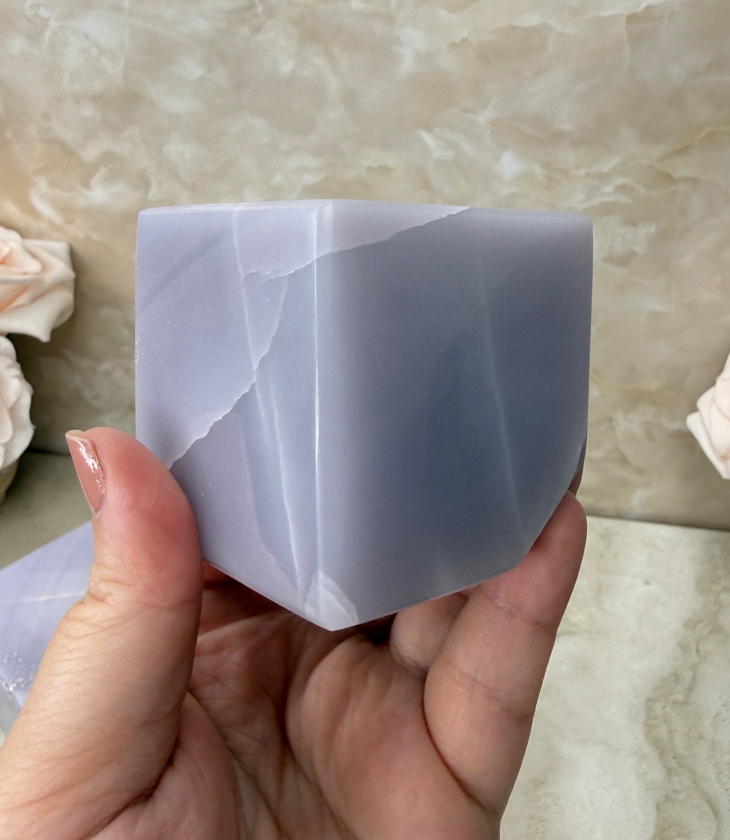 Lavender Fluorite Cube