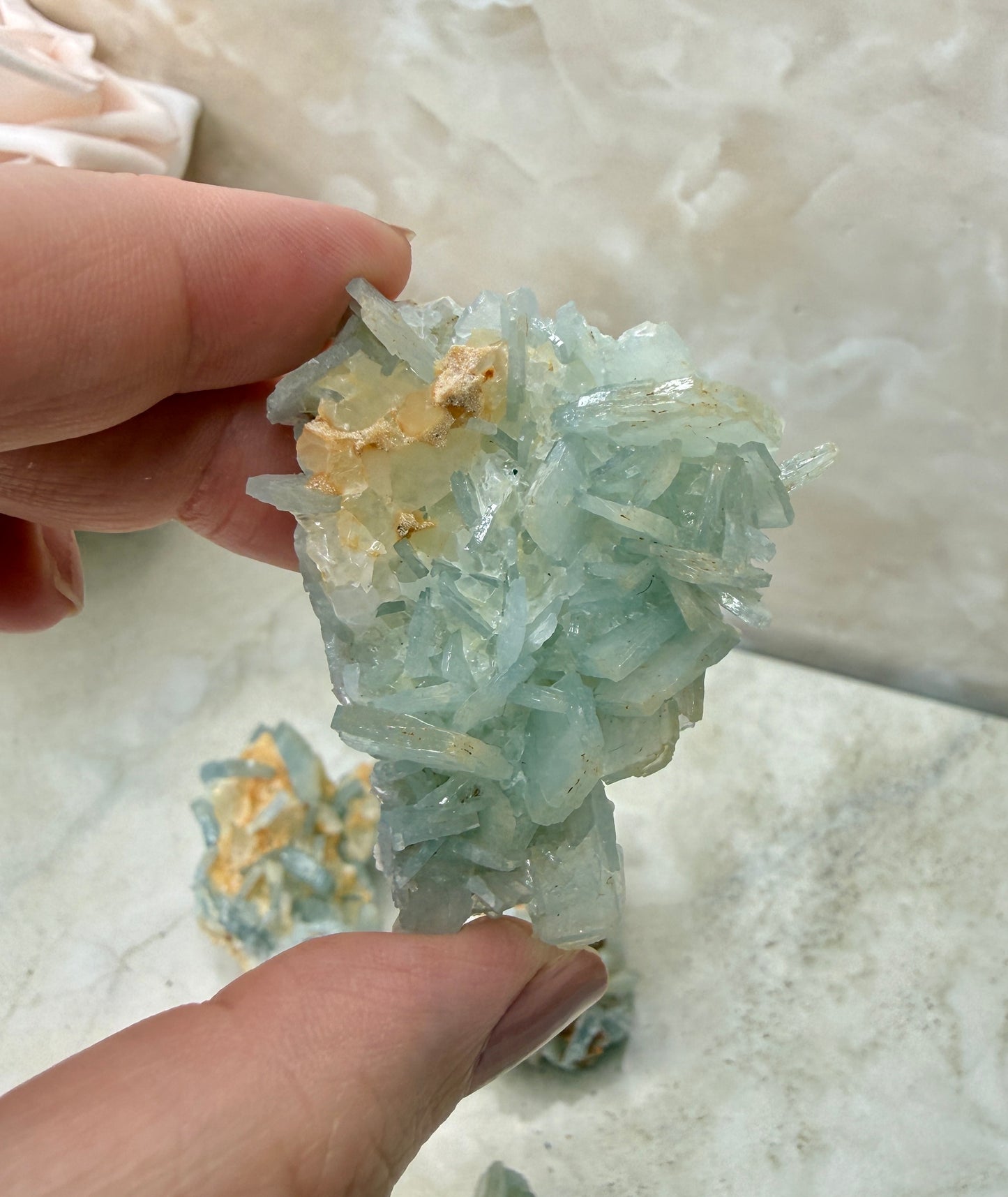 Blue Barite Cluster