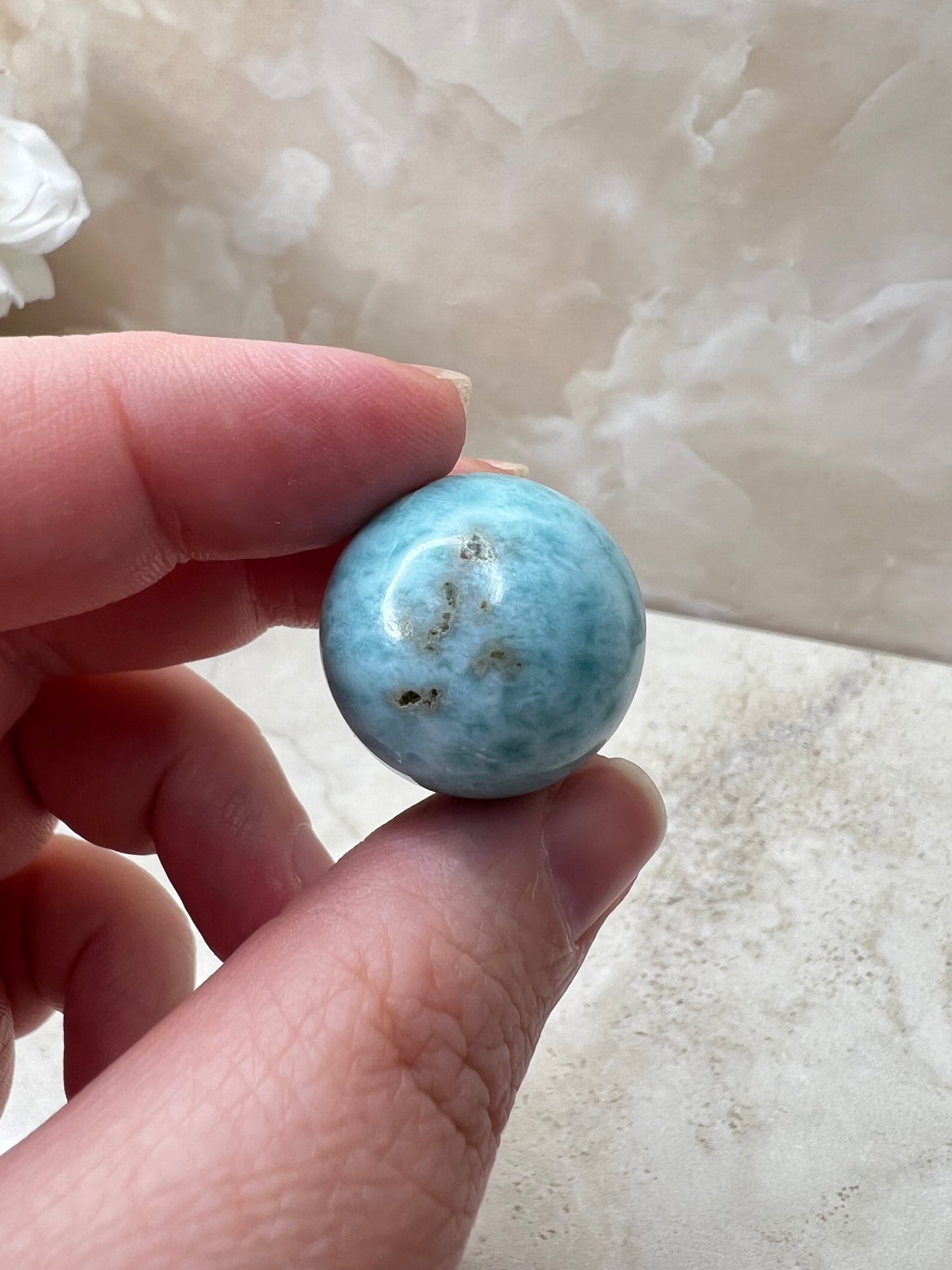 Larimar Sphere 22mm