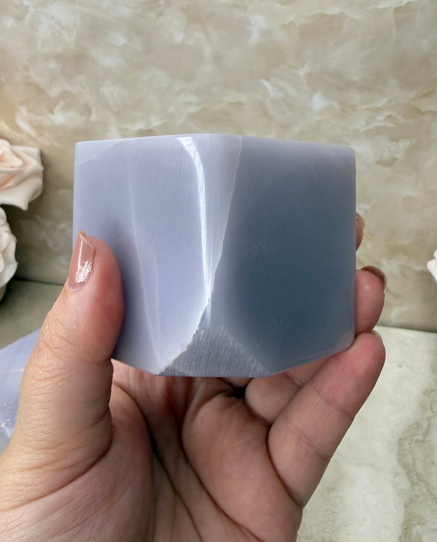Lavender Fluorite Cube