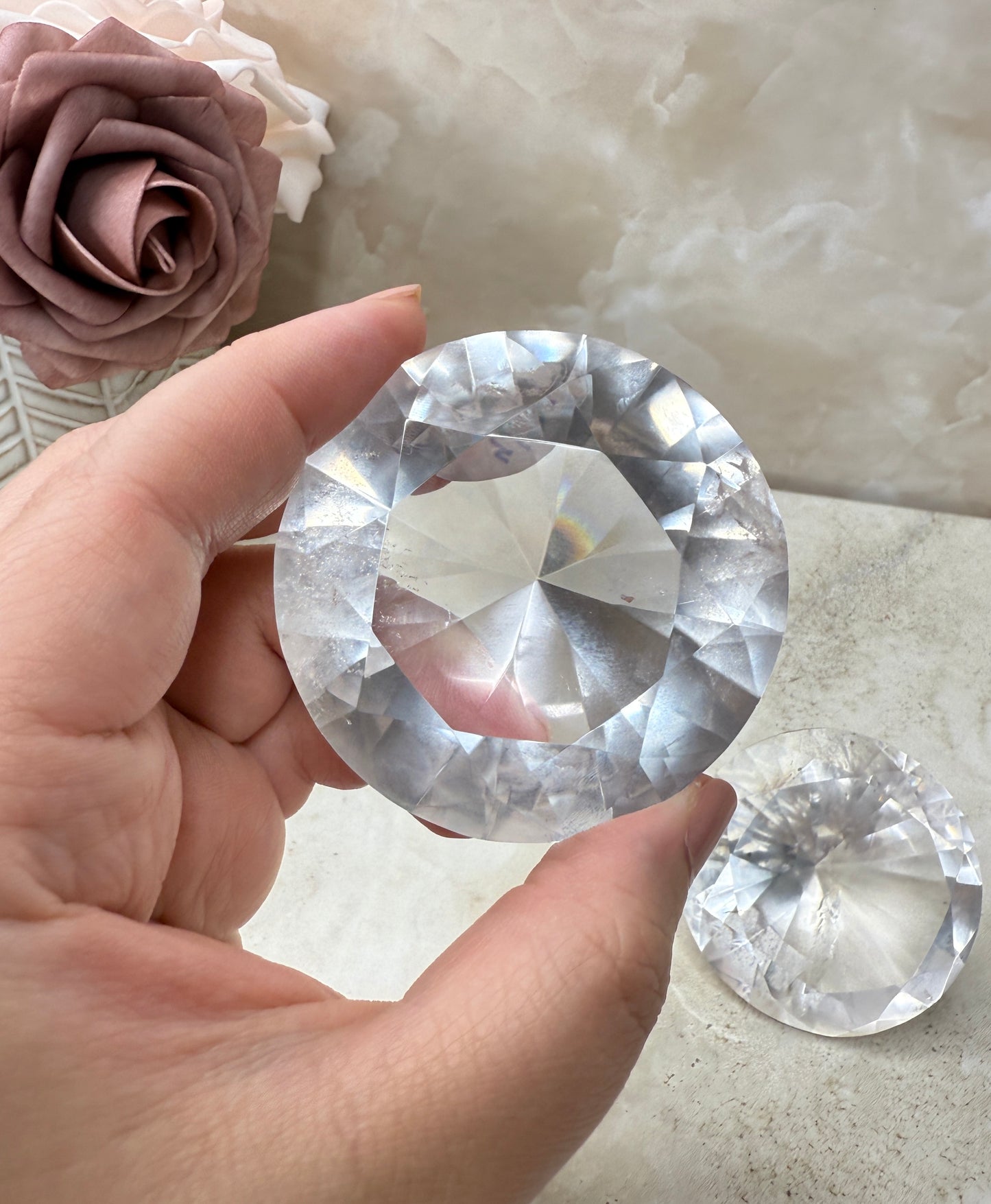 Clear Quartz Diamond