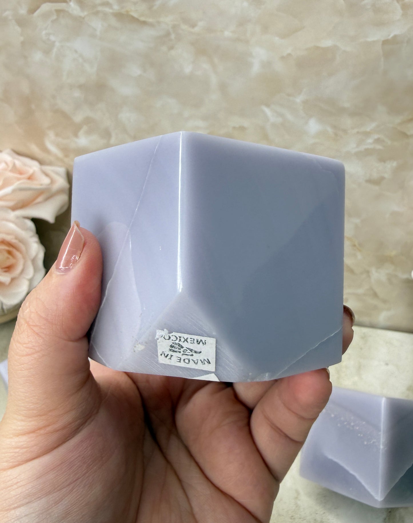 Lavender Fluorite Cube