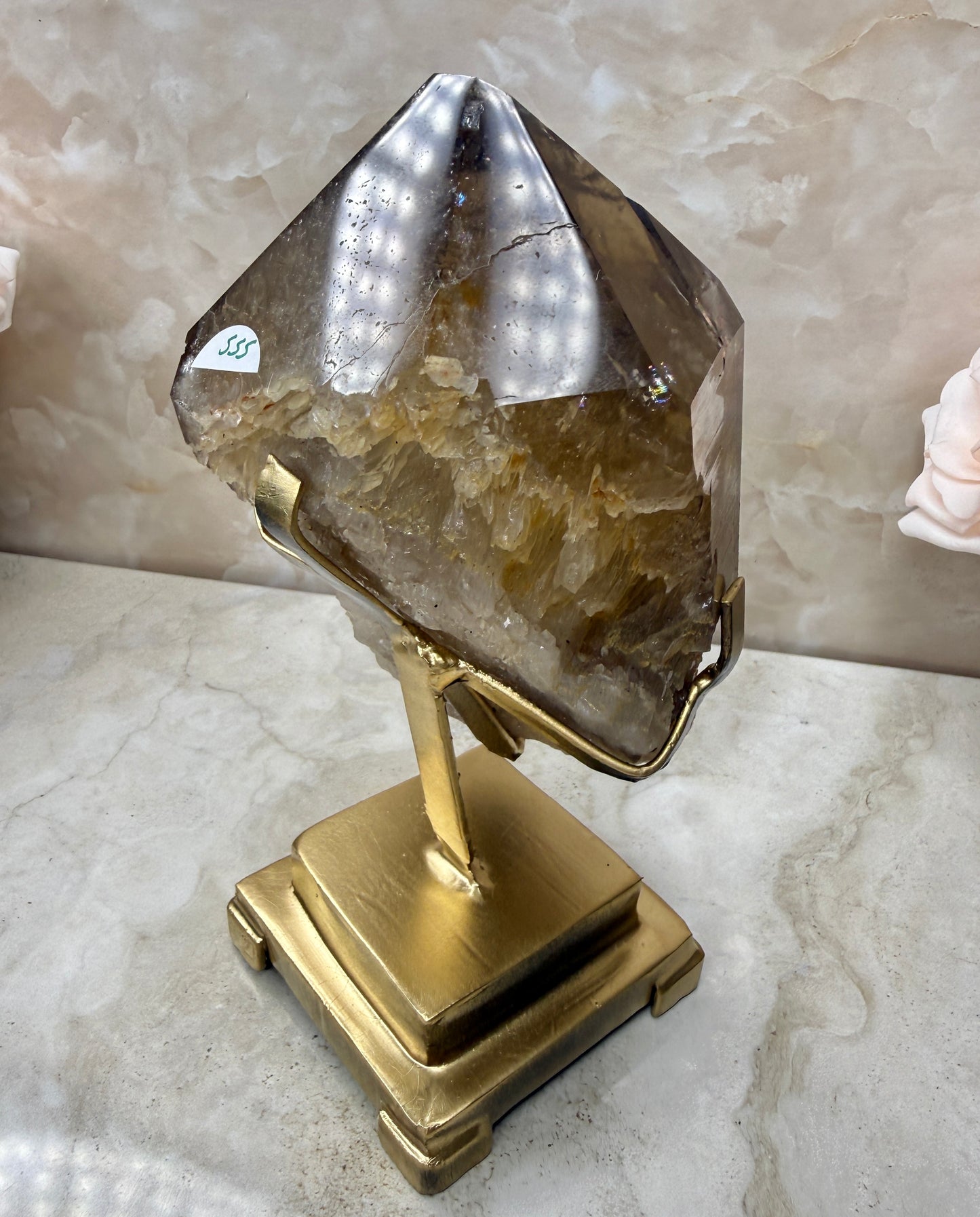 Citrine on Stand from Brazil