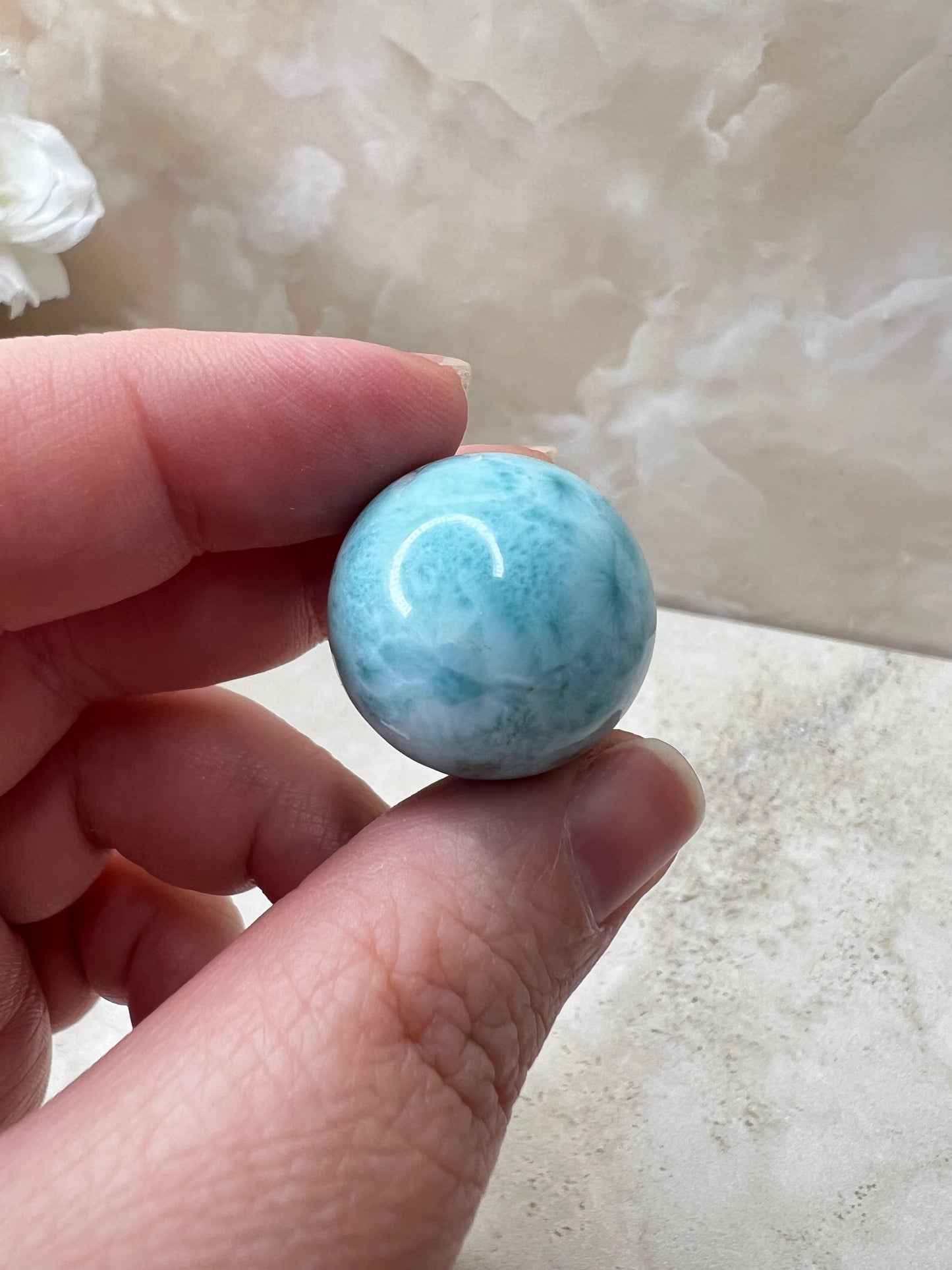 Larimar Sphere 22mm