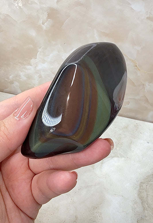 Rainbow Obsidian Freeform